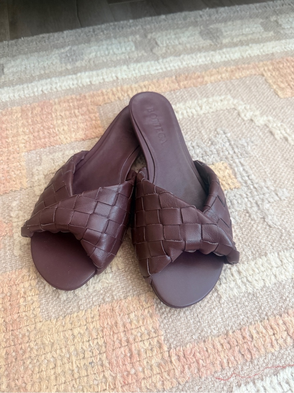 Brown leather sandals sz 9.5 - Picture 2 of 3